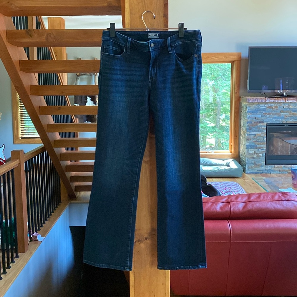 Abercrombie & Fitch Harper Skinny Bootcut Jeans size 10 short